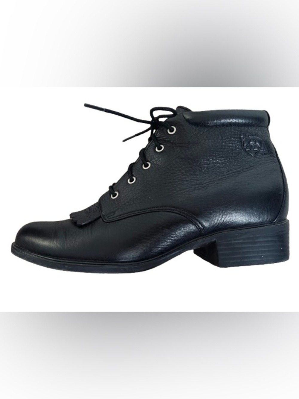 Ariat Josie Black Leather Lace-Up
Paddock Boots Size 7.5